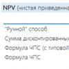 Чистая приведенная стоимость NPV